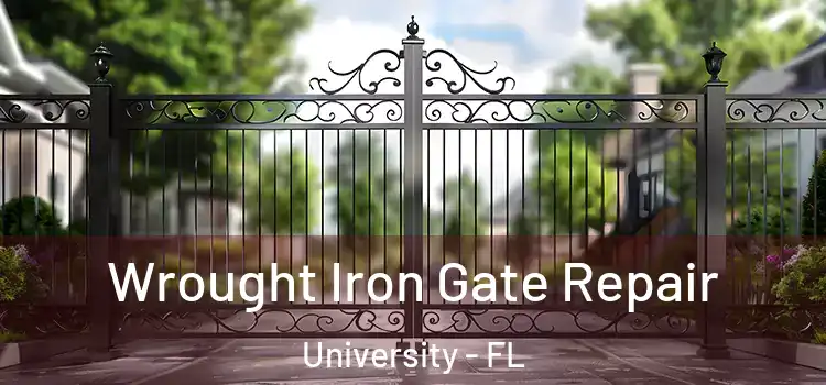 Wrought Iron Gate Repair University - FL
